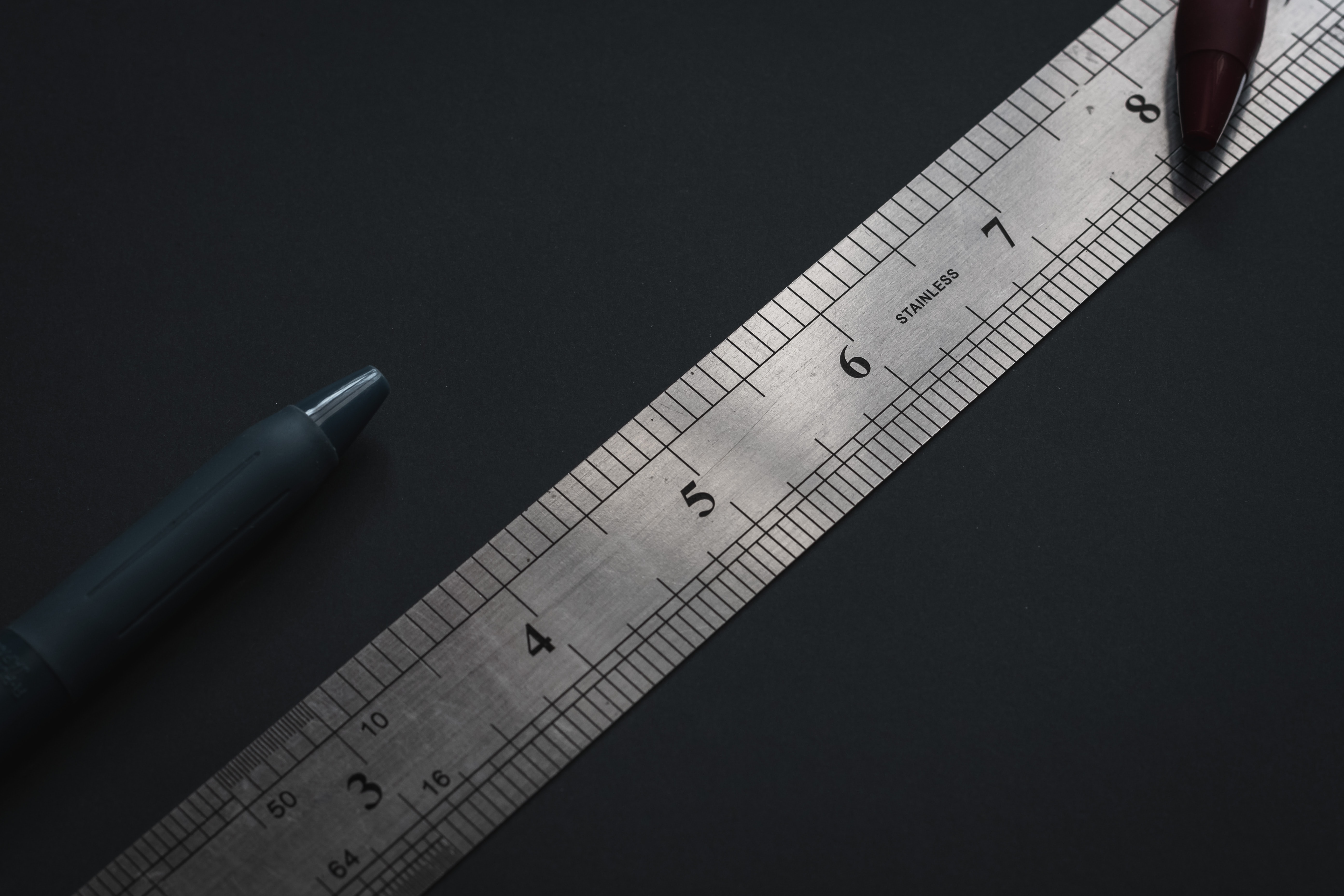The ruler is an essential math tool