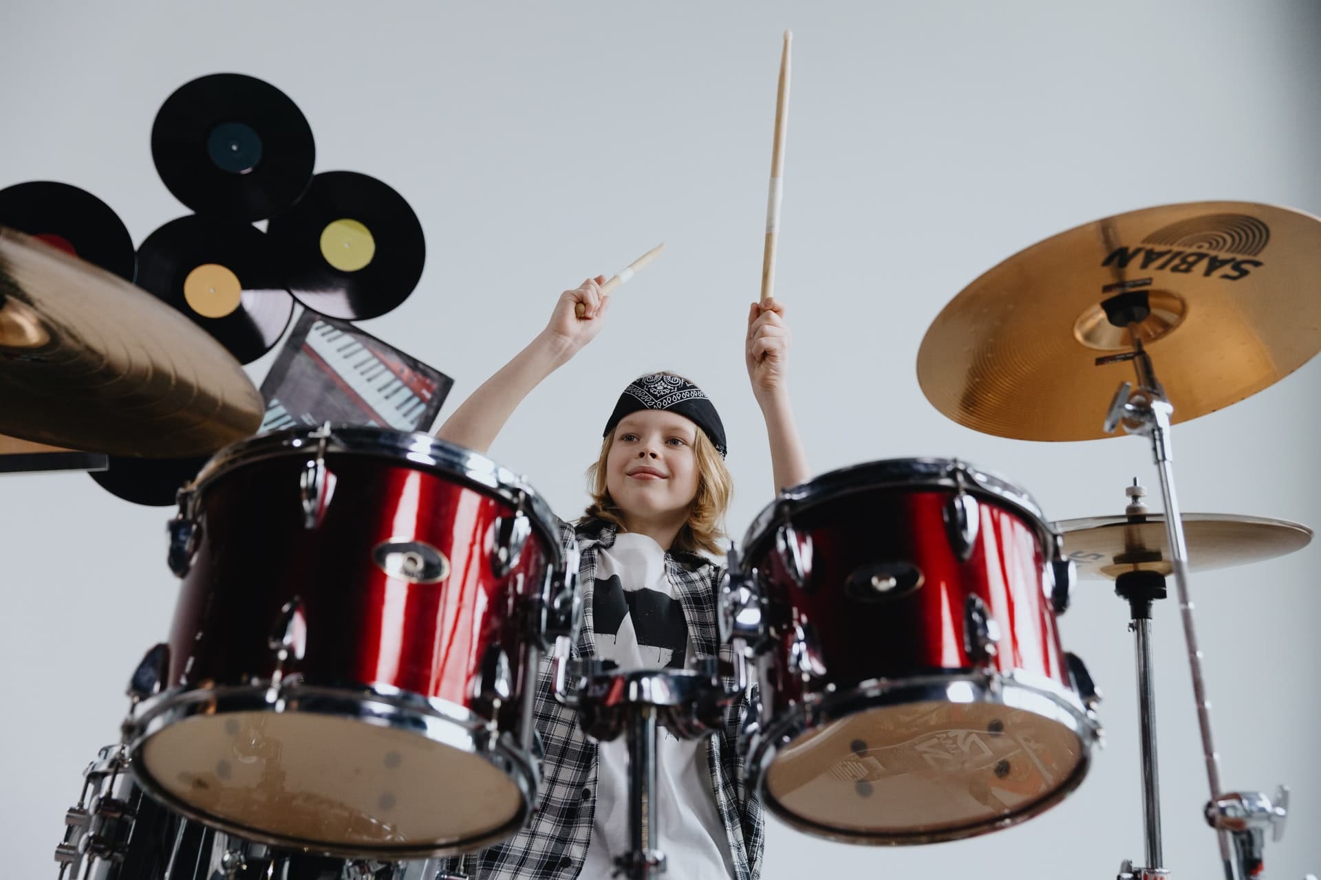 Learning drums at a young age can be great for children