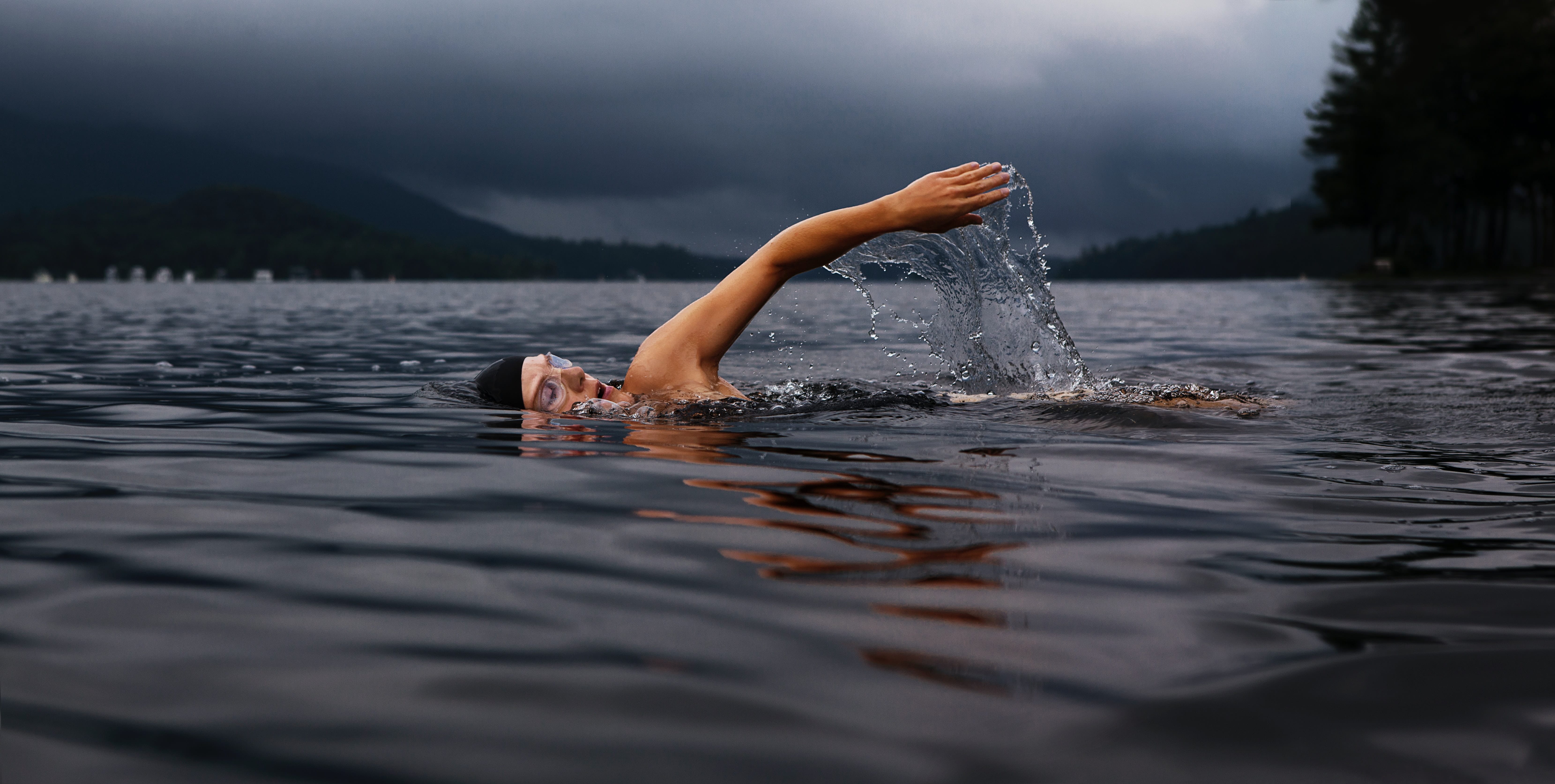 You can enjoy swimming outside