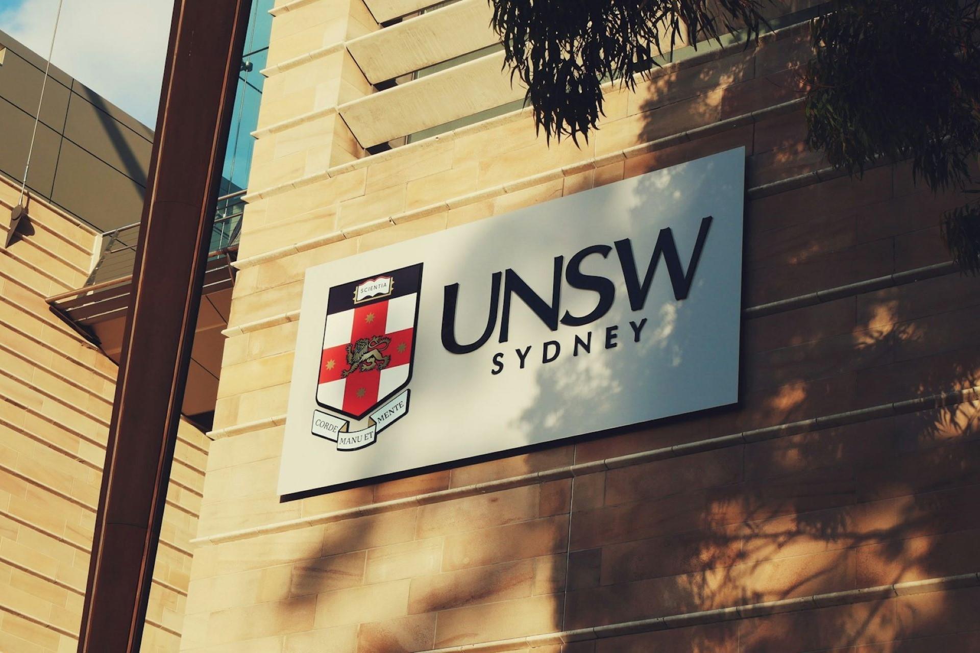 The sign for UNSW Sydney.