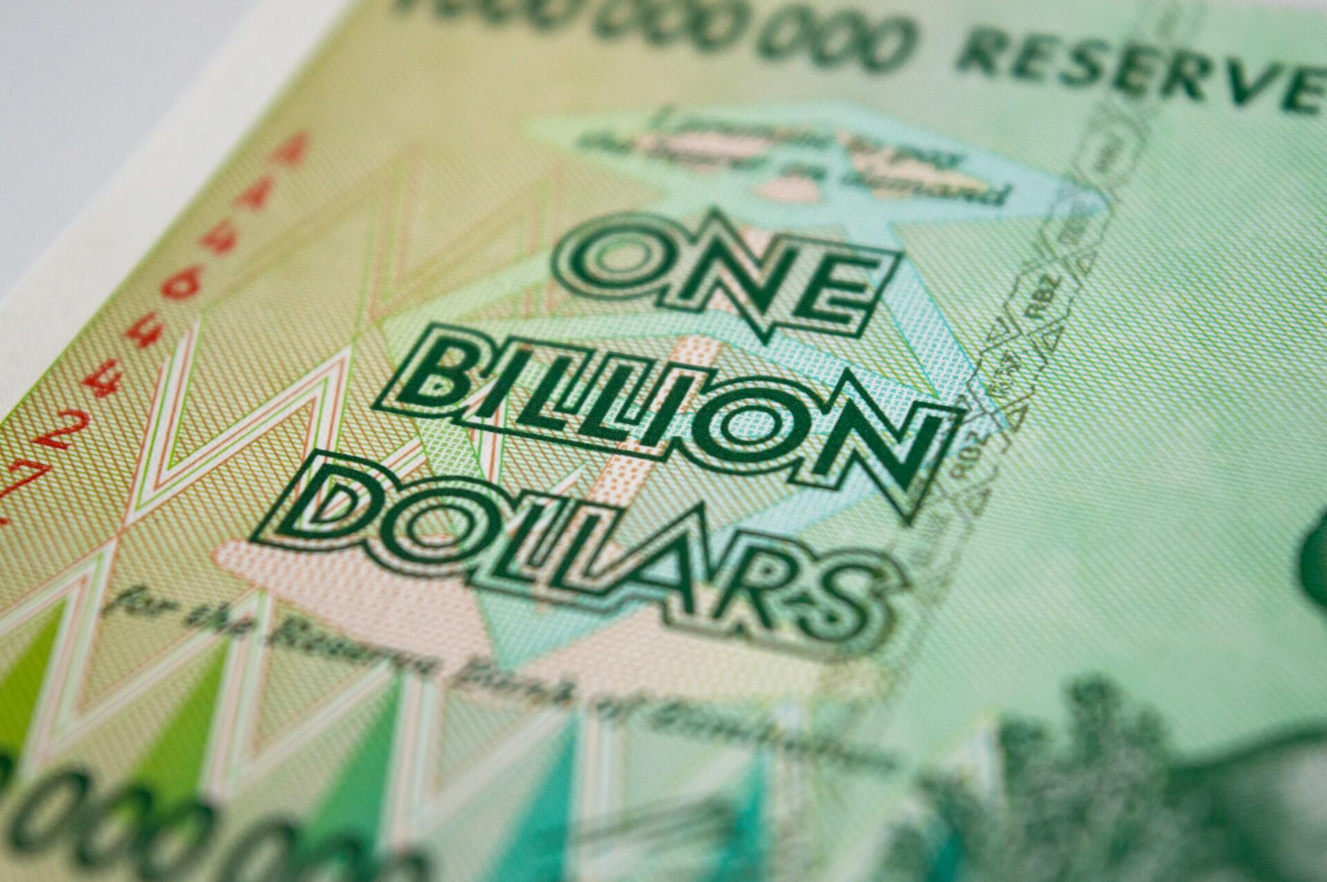 one billion Zimbabwe dollars