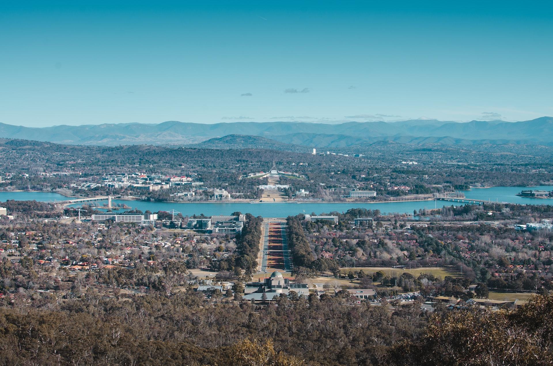 Canberra from above