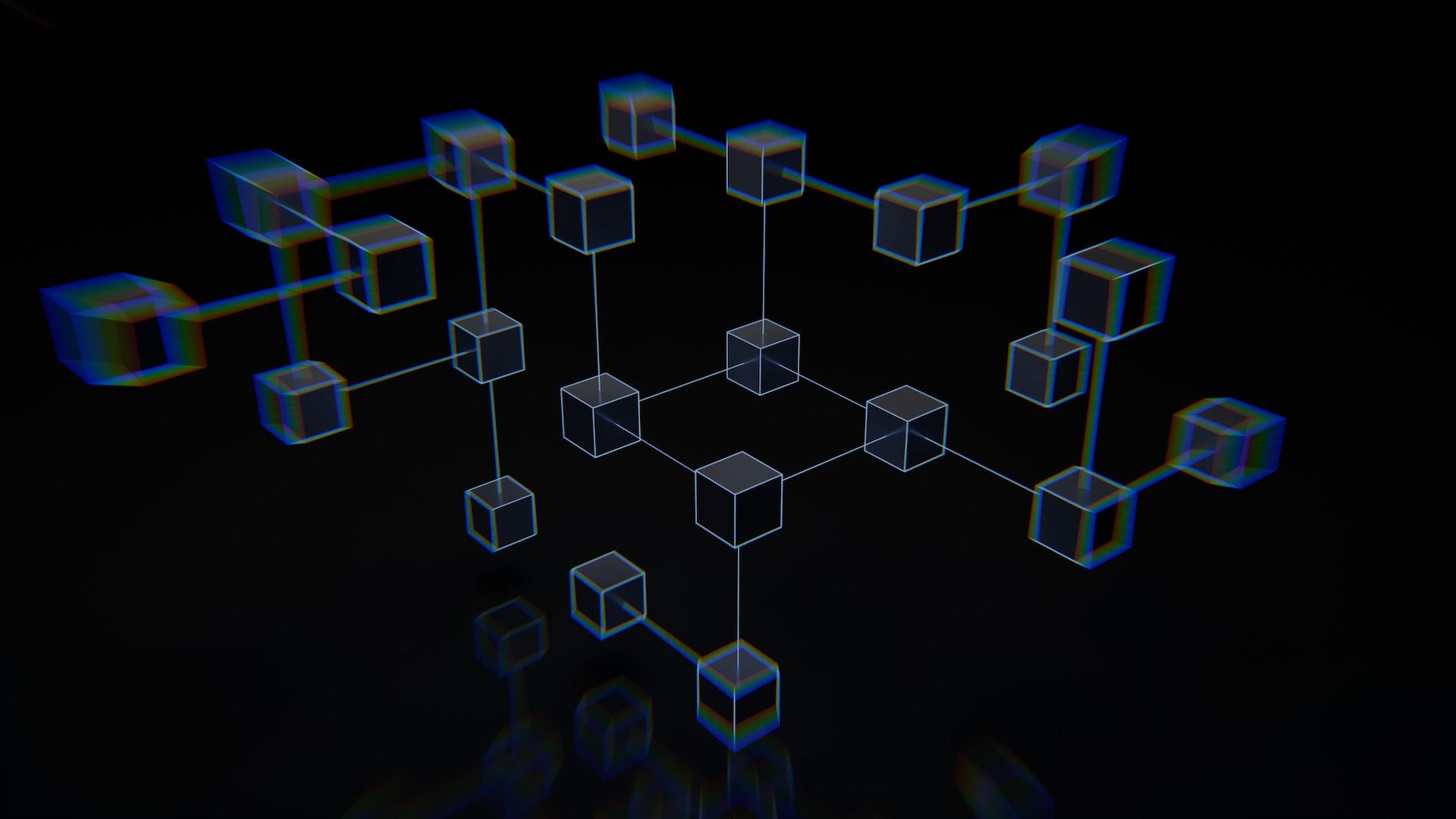 A diagram of connected blocks