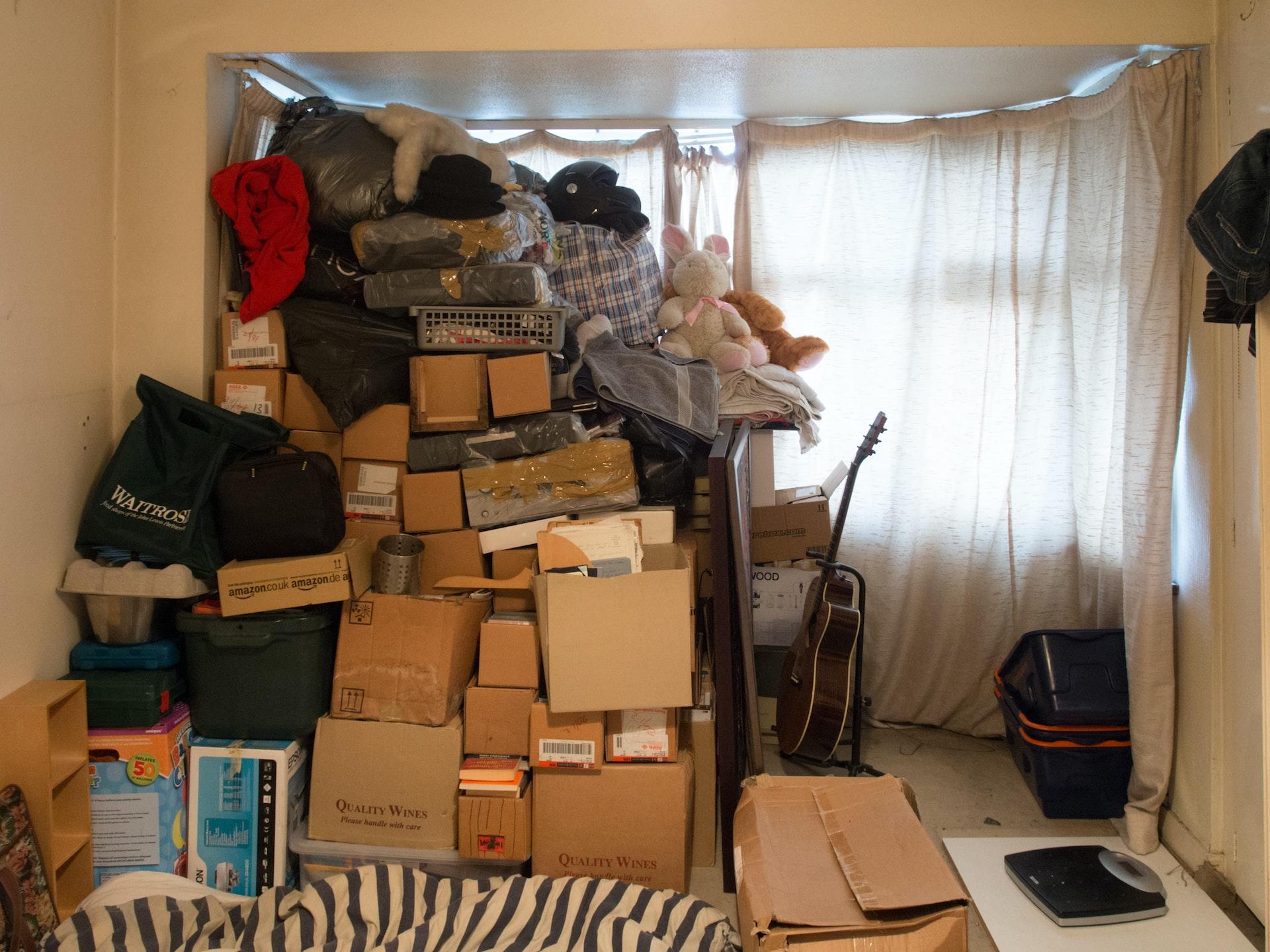 Boxes ready for moving house