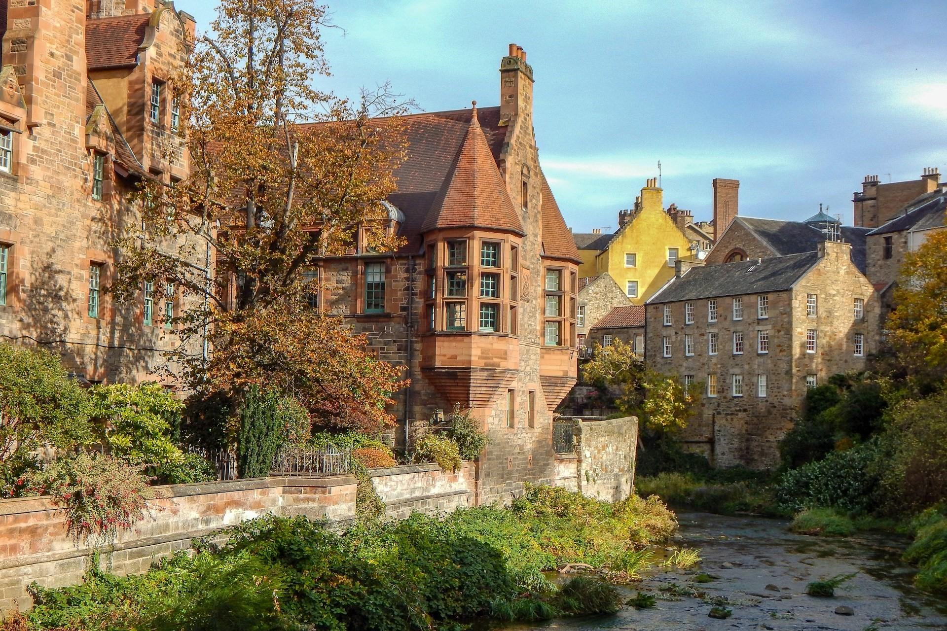Dean Village, Edinburgh, Scotland.