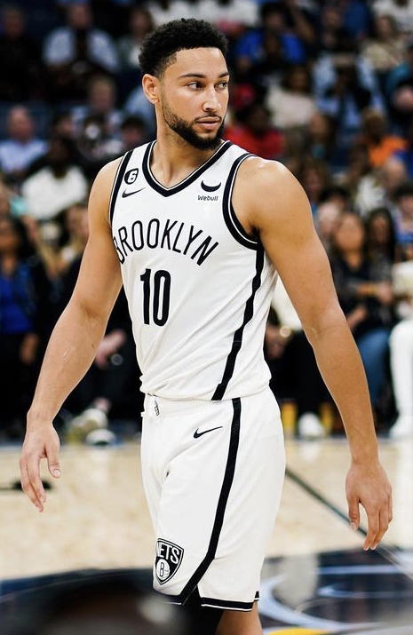 Ben Simmons playing a game for the Brooklyn Nets in 2022