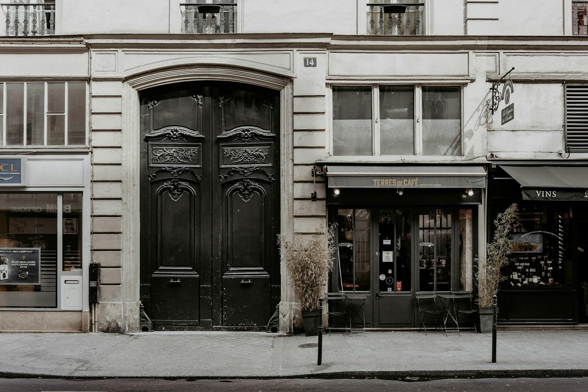 A doorway in France.