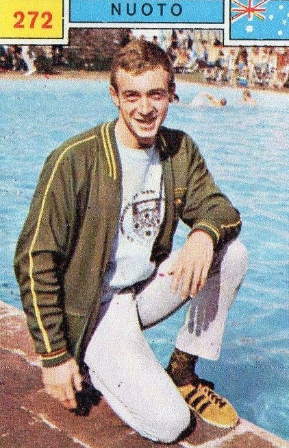 Michael Wenden by a pool in 1968 