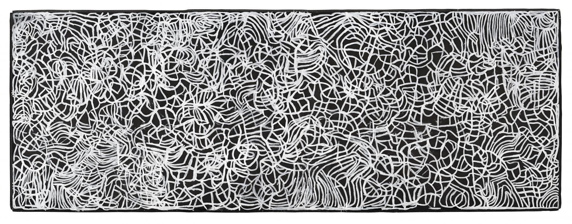 "Anwerlarr anganenty (Big yam Dreaming)" by Emily Kam Kngwarray