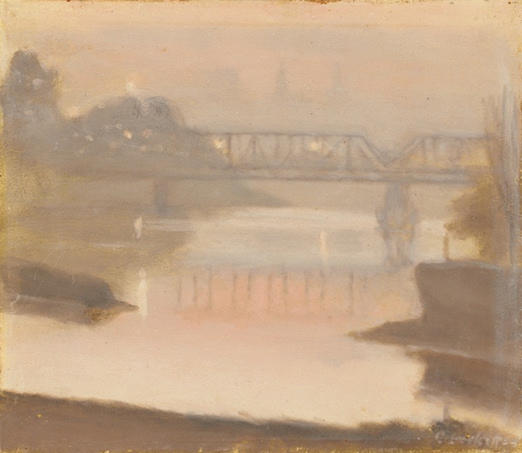 "The Yarra, Sunset" by Clarice Beckett