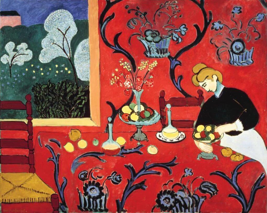 "The Dessert: Harmony in Red" by Henri Matisse