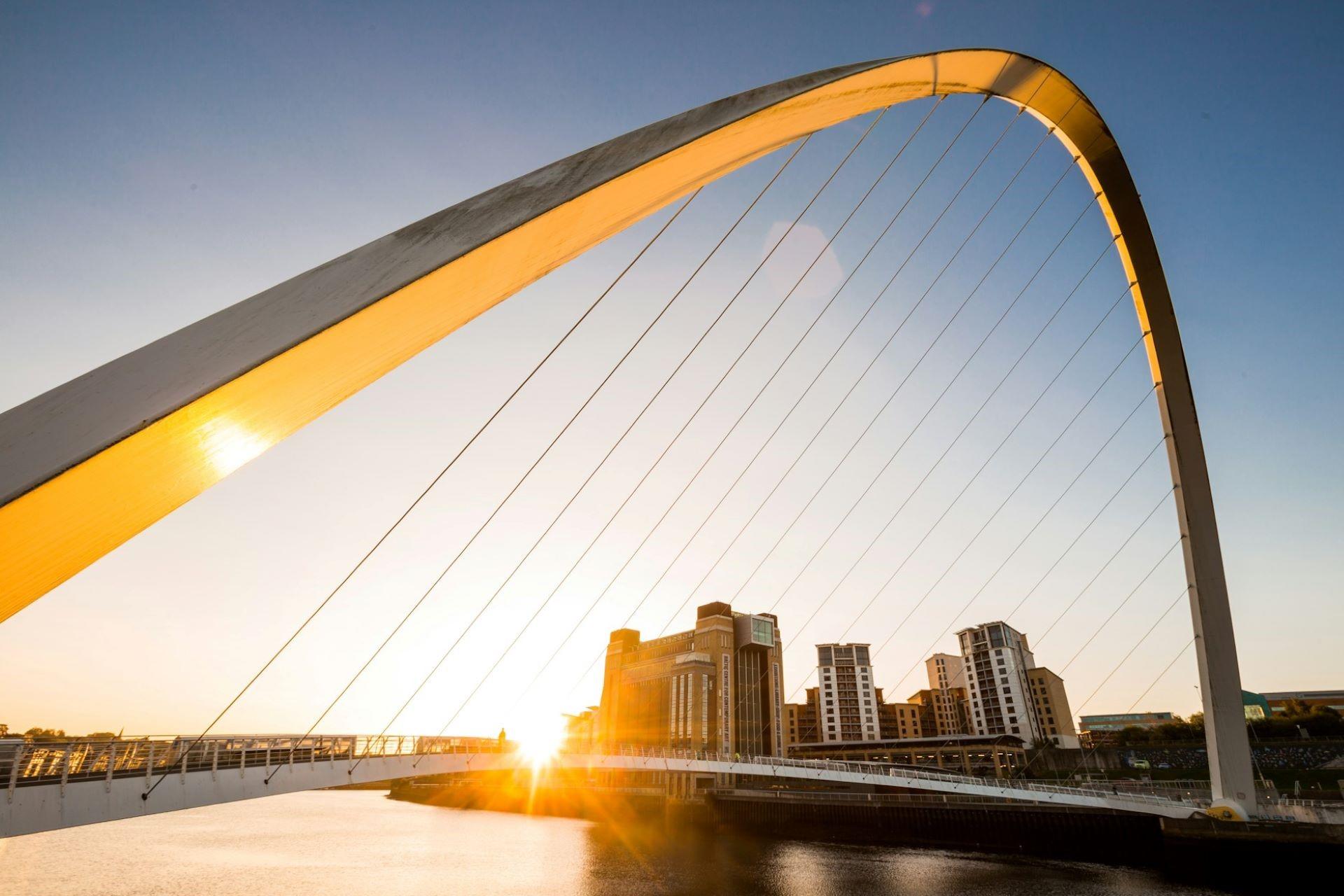 The Millennium Bridge, Newcastle.