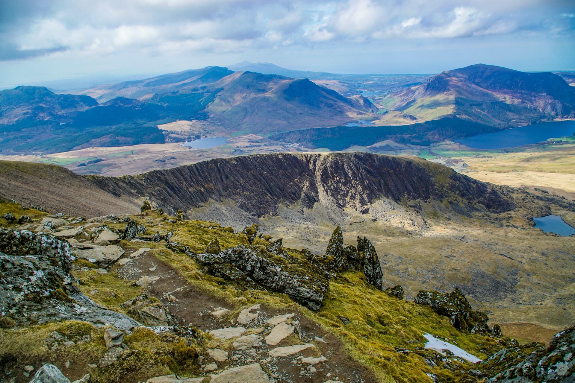 A landscape in Wales.