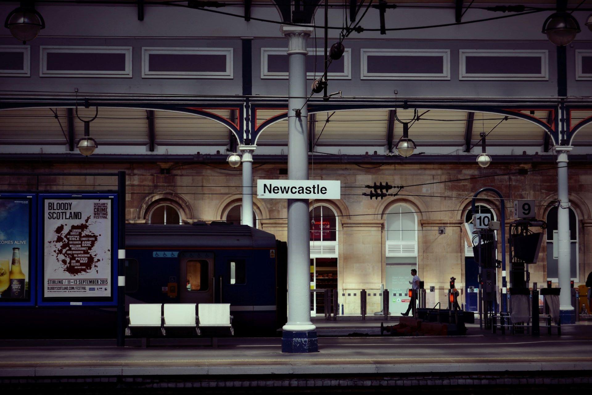 Newcastle Central Station, Newcastle, UK.