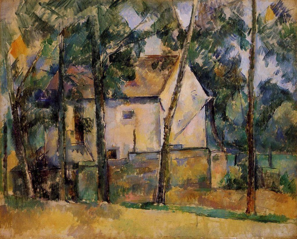 "House and Trees" by Paul Cézanne