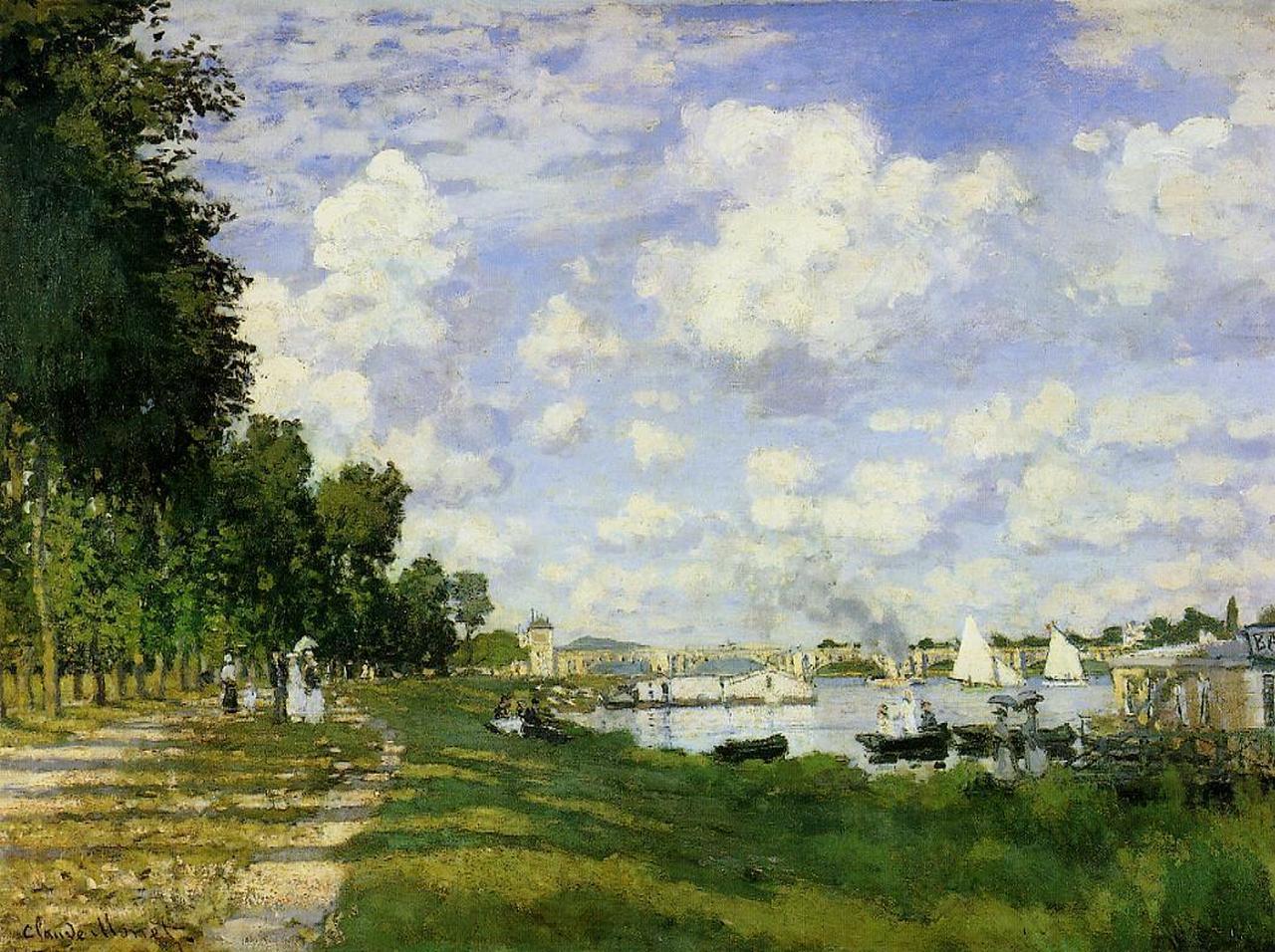 "The Basin at Argenteuil" by Claude Monet