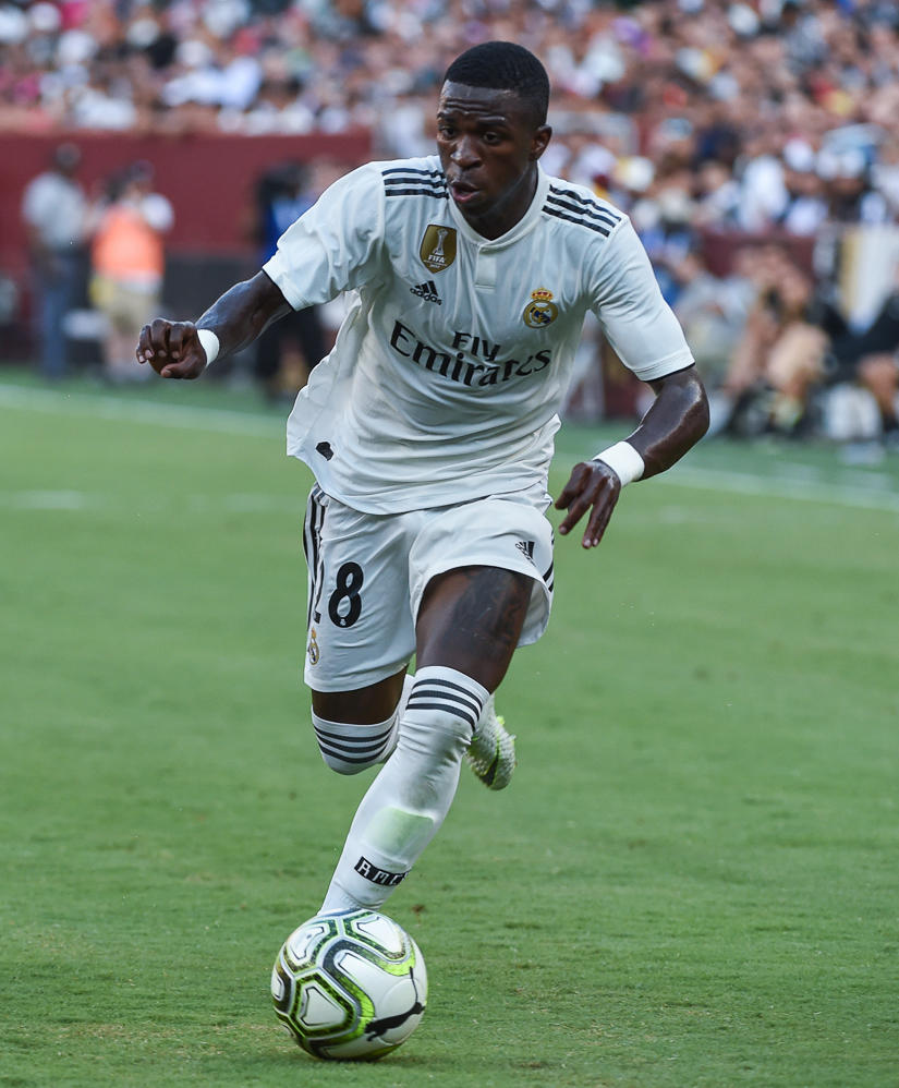 Vinicius jr during a game.