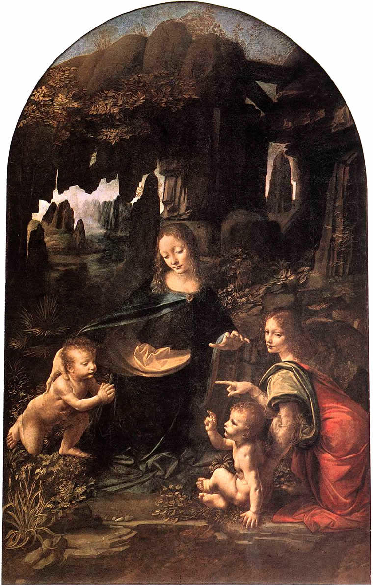 "Madonna of the Rocks" by Leonardo da Vinci