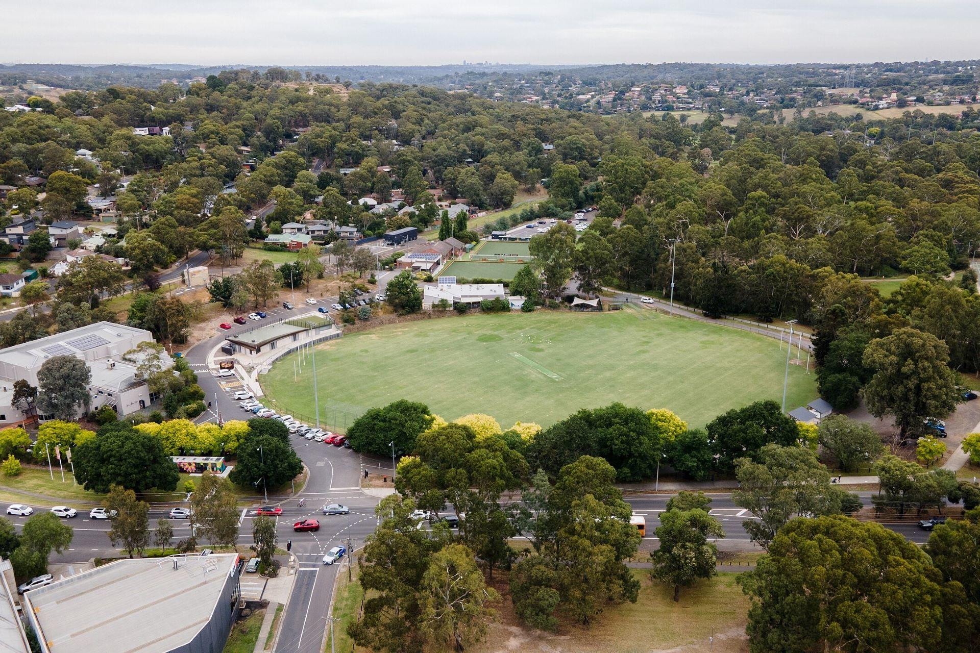 Marngrook Oval, Diamond Creek, Australia.