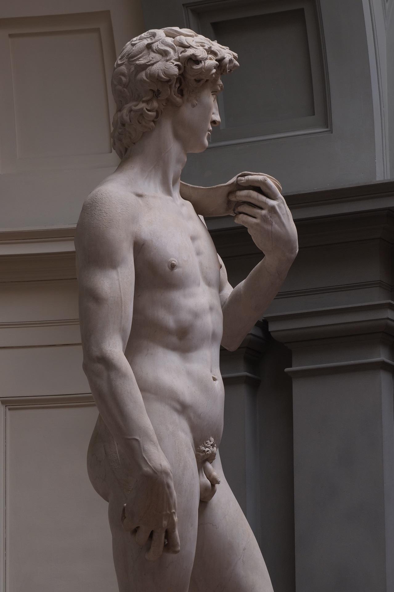 Michelangelo's sculpture "David".