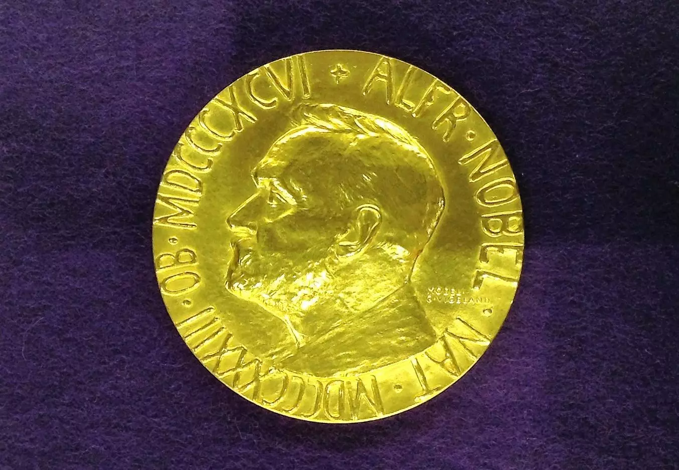 1974 Nobel Peace Prize awarded to Eisaku Sato. Anyone awarded the economics Nobel Prize receives a similar medal.