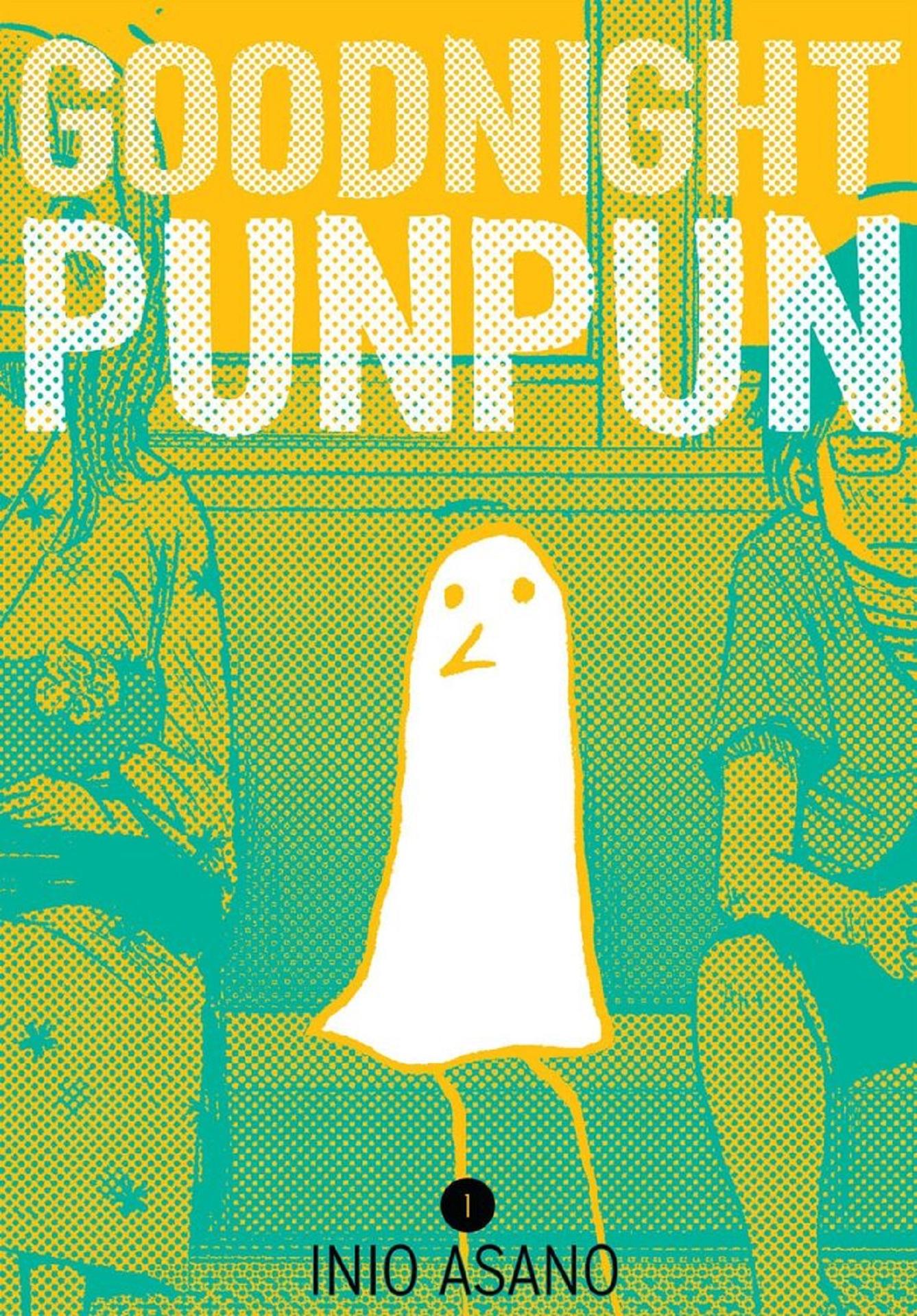 A book cover featuring white letters and a character coloured white.