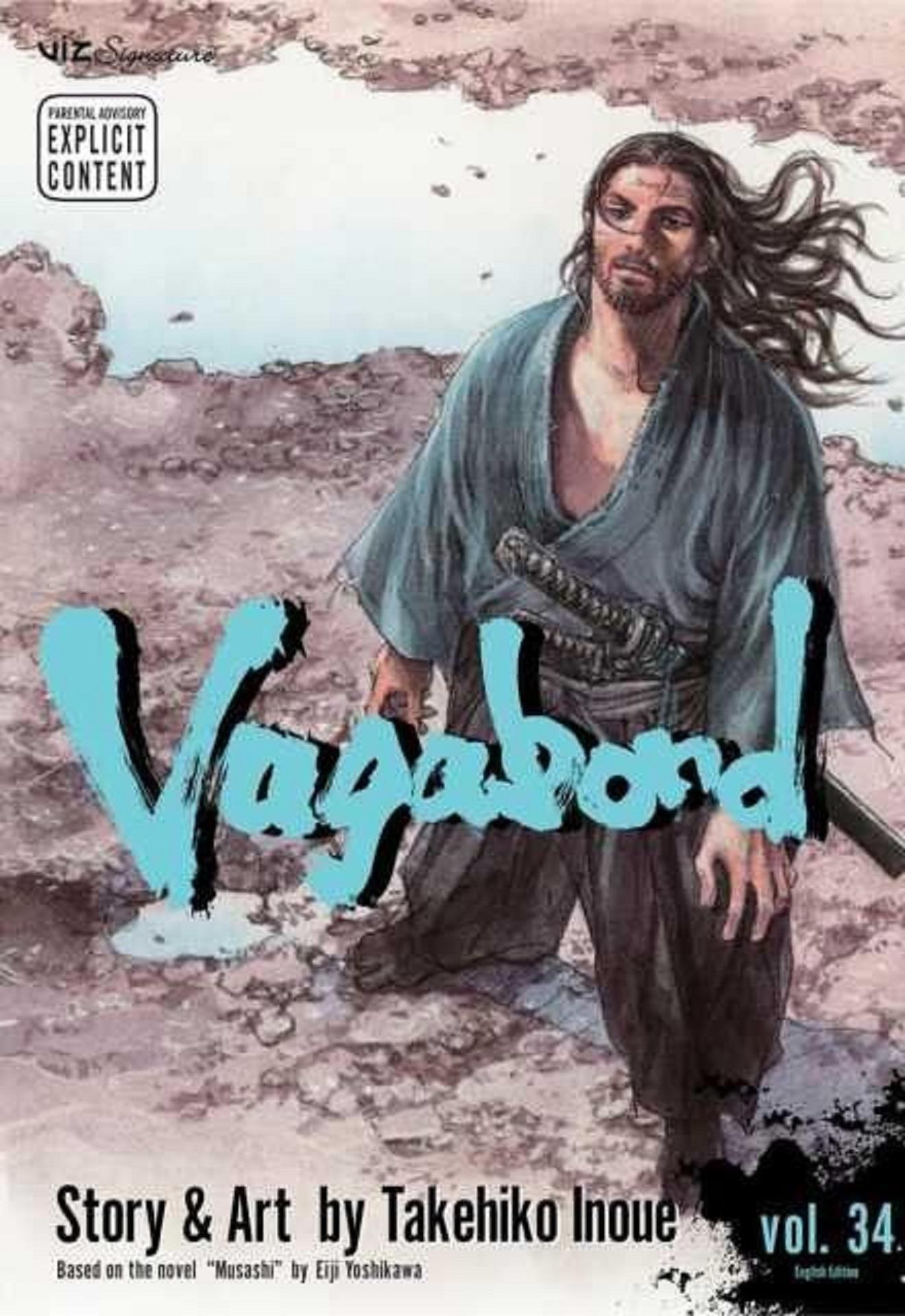 A comic book cover featuring a long-haired man and the title in blue writing.