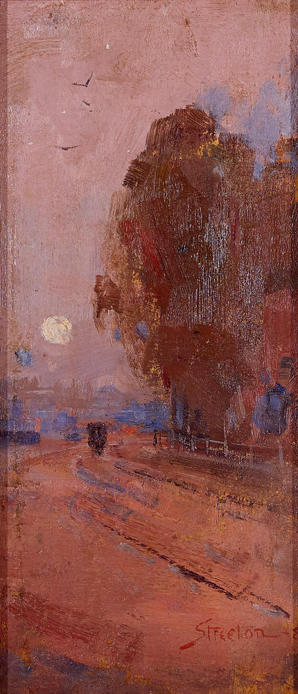 The Long Road (c.1889) by Arthur Streeton