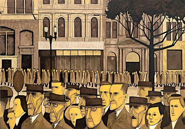 Collins St. 5p.m. (1955) by John Brack
