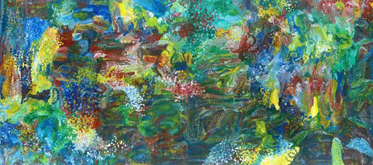 Earth's Creation painting by Emily Kame Kngwarreye