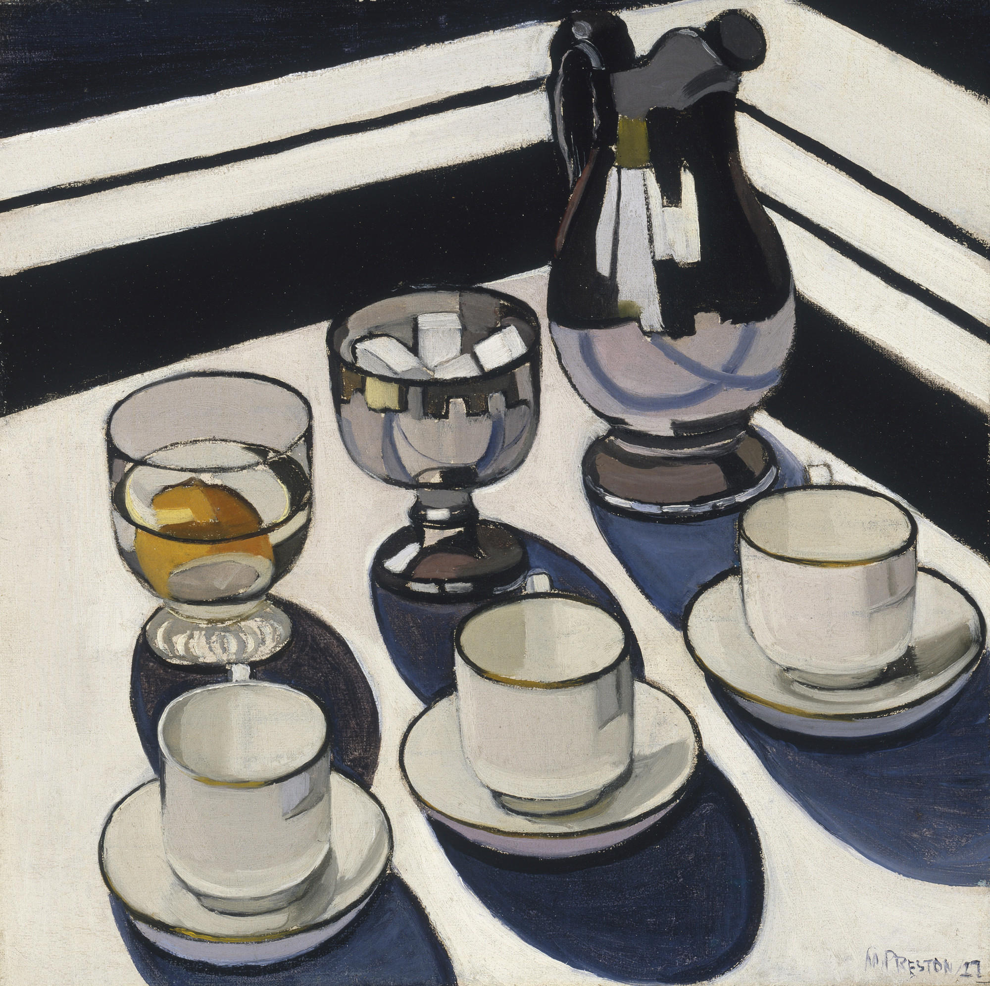 Implement Blue (1927)  by Margaret Preston