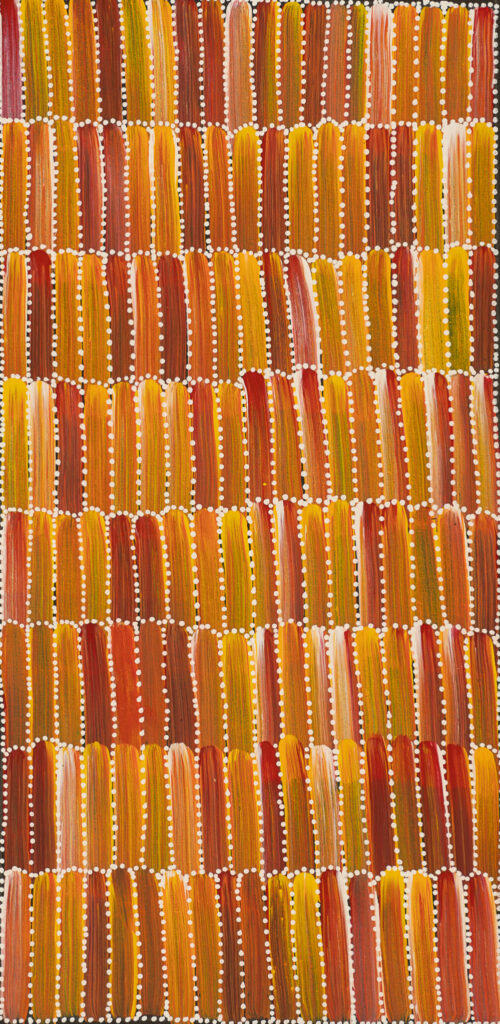 Yam Dreaming painting by Jeannie Mills Pwerle