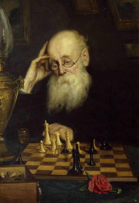 Chess With Himself by Grigoriy Myasoyedov.
