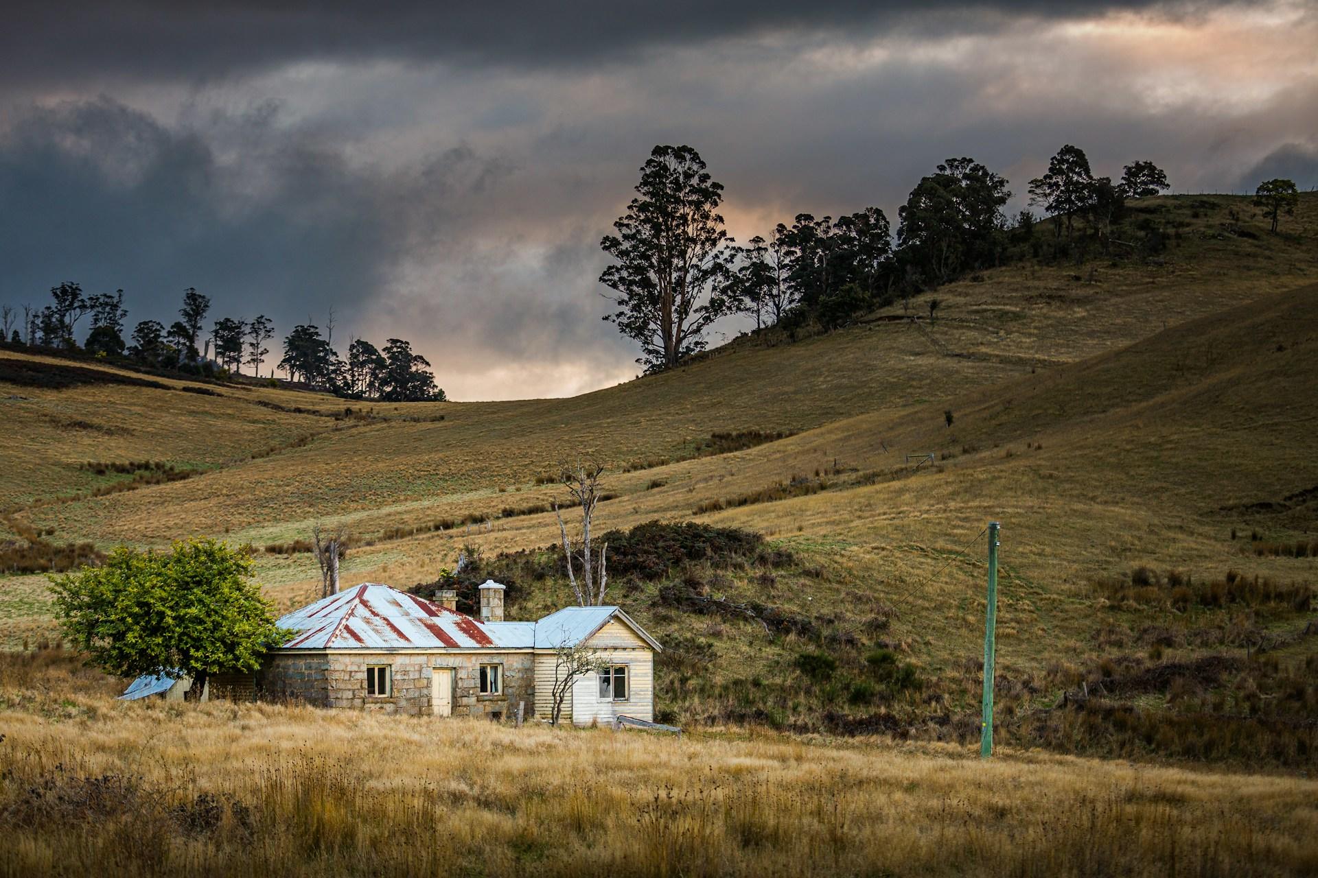 A house in rural Australia.