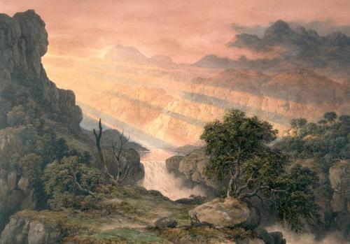 The Falls of Foyers (1818) by John Glover
