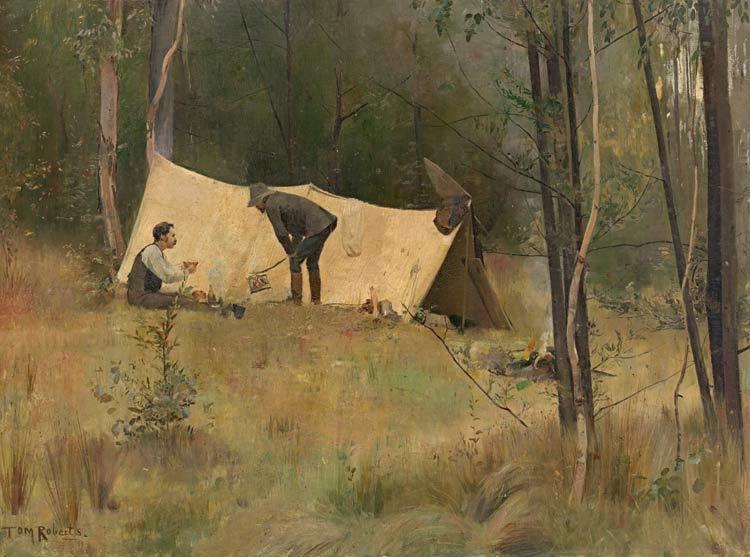 The Artists' Camp (1886) by Tom Roberts