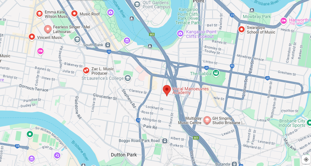 A city map pointing to a location with a red pin. 