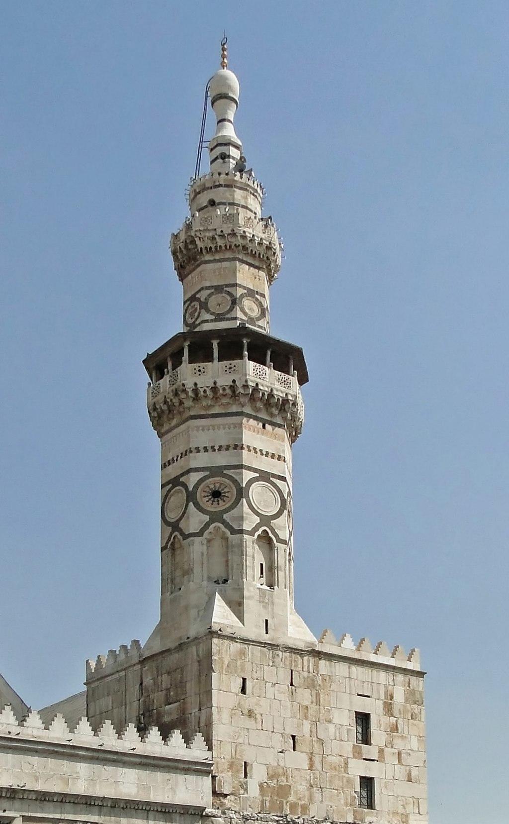 Minaret of Qayt Bey, Umayyad Mosque, Damascus, Syria