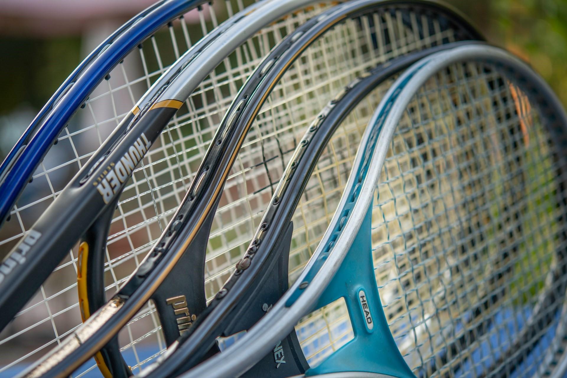 A number of old tennis courts.