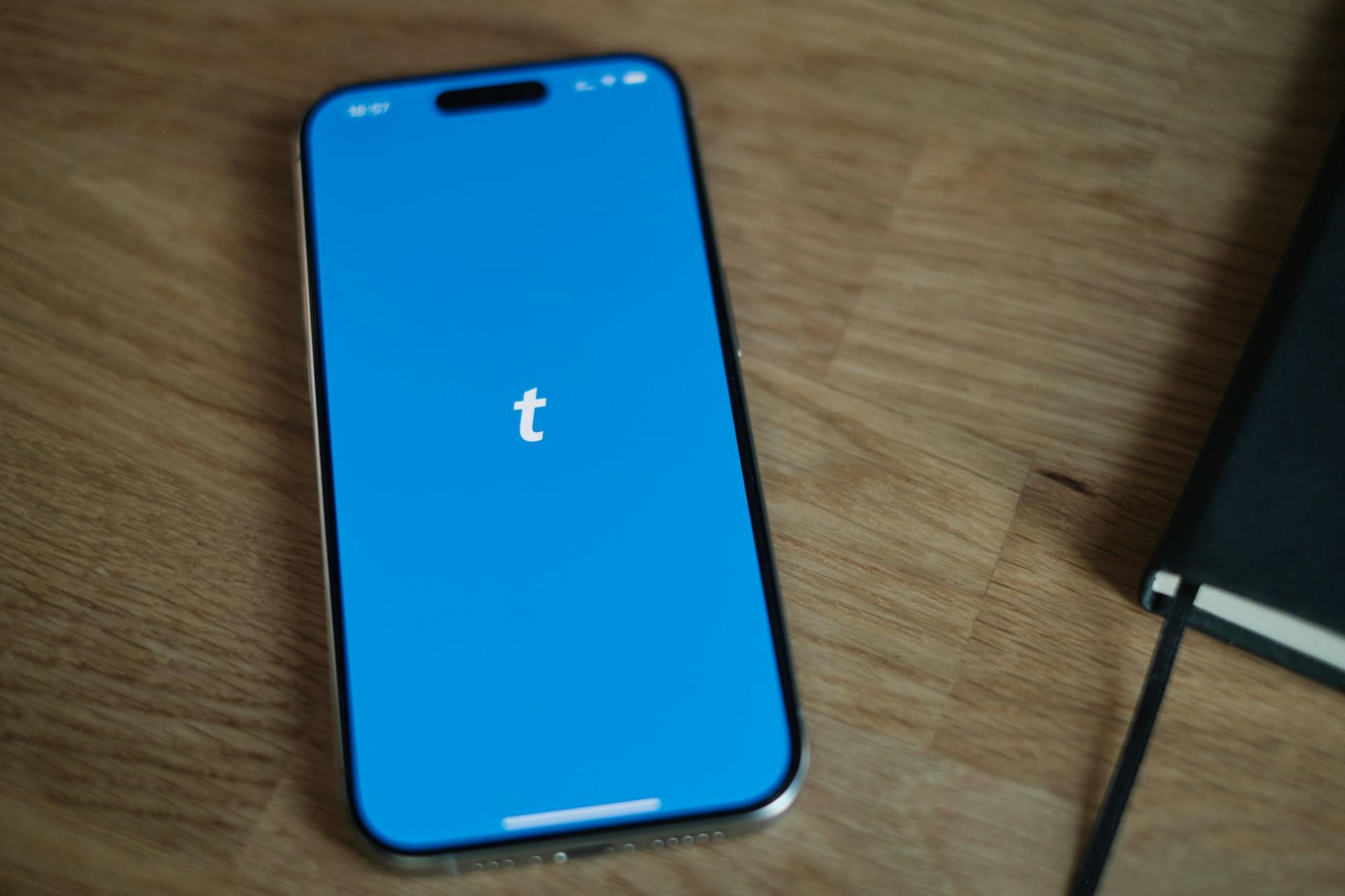 A smartphone with the Ticketmaster logo.