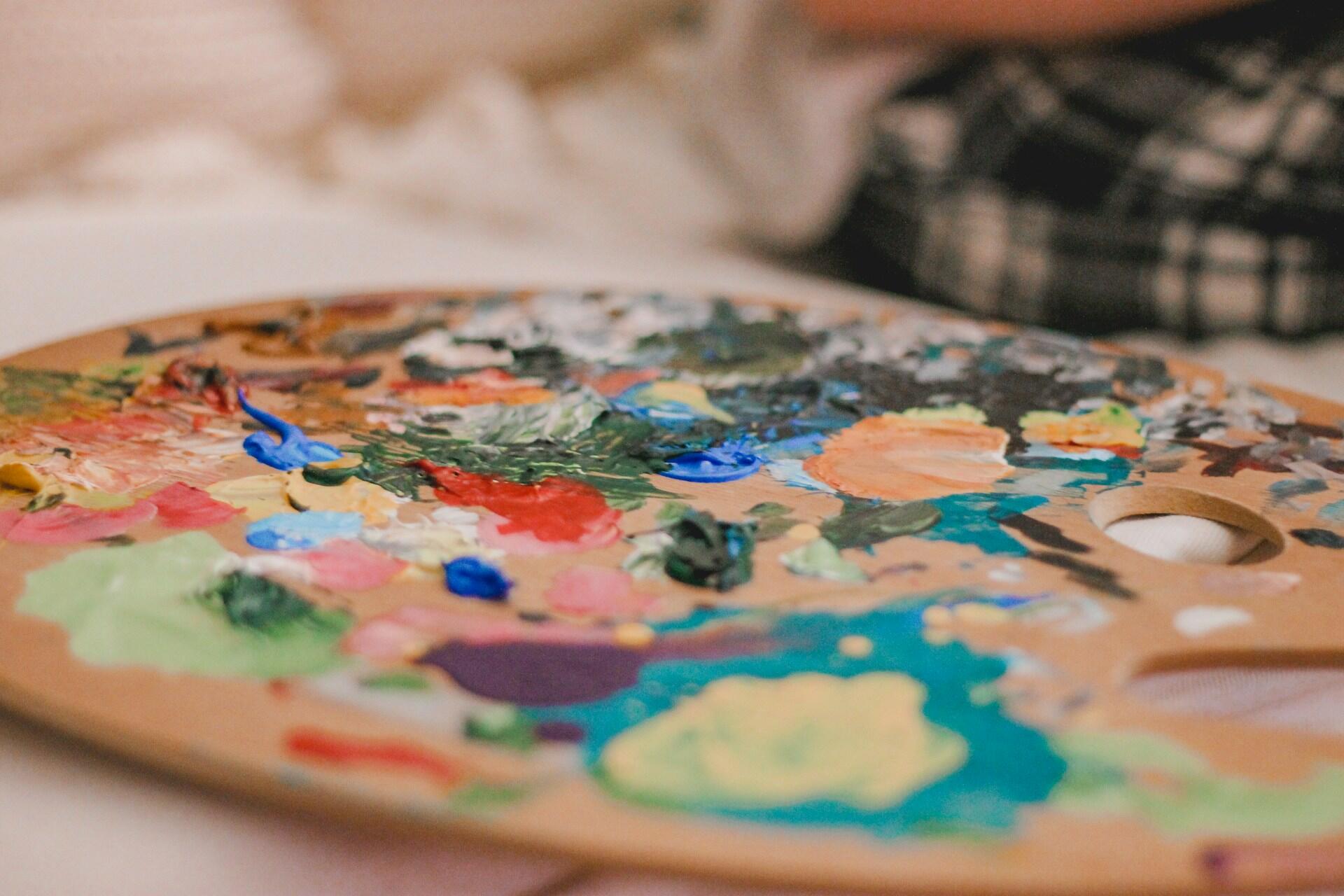 An artist's palette.