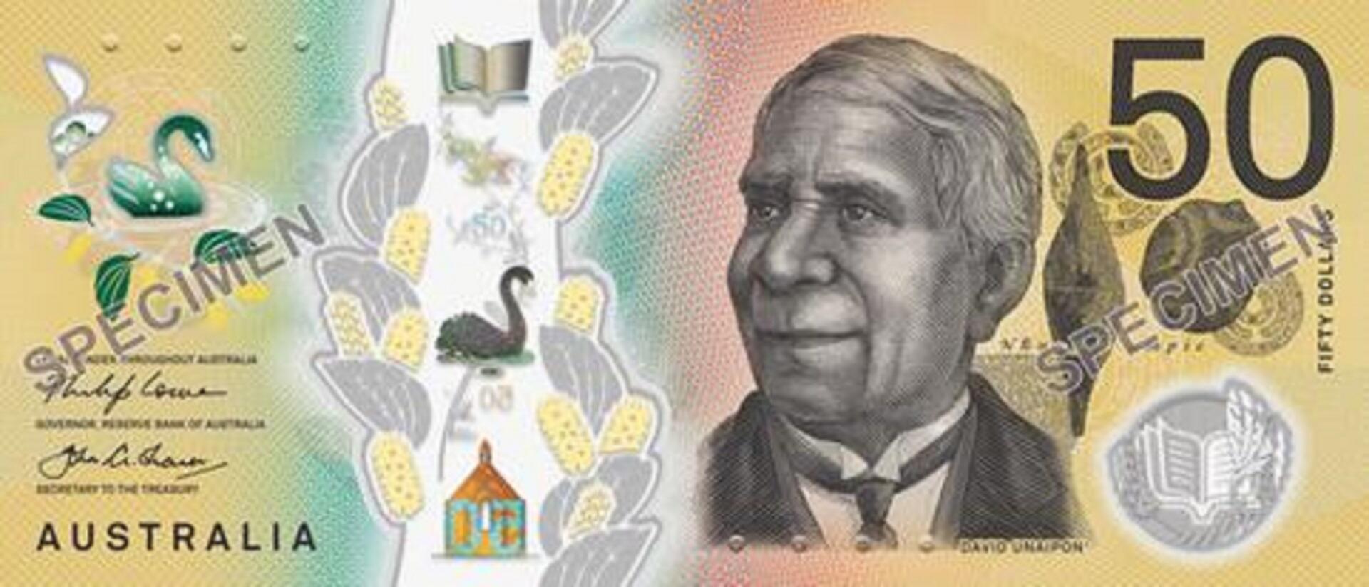 The Australian $50 front side
