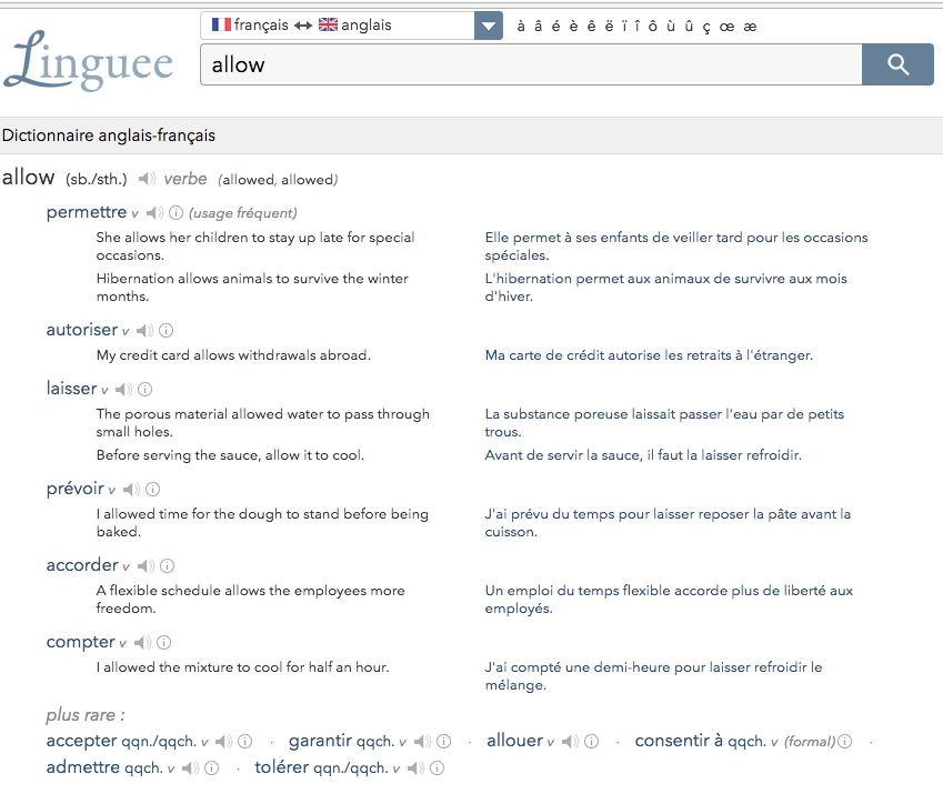 If you're looking to translate vocabulary, visit Linguee to get a variety of translations 