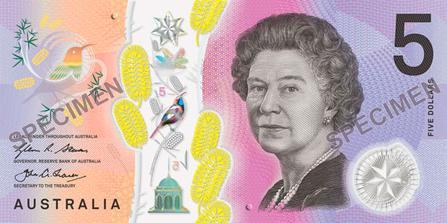 The Australian 5 dollar note.