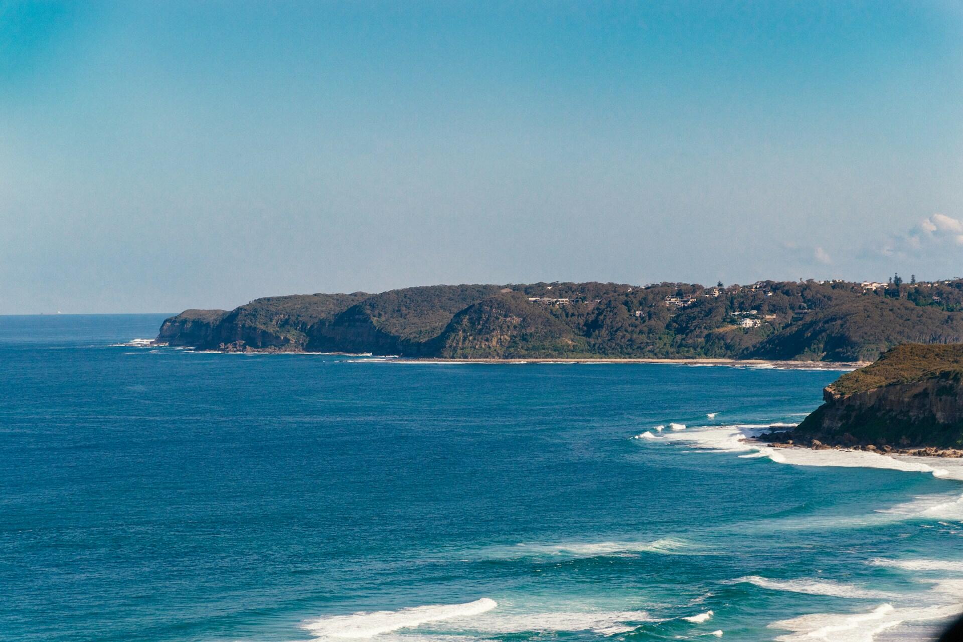 A view from Hickson Street Lookout in Merewether, New South Wales.