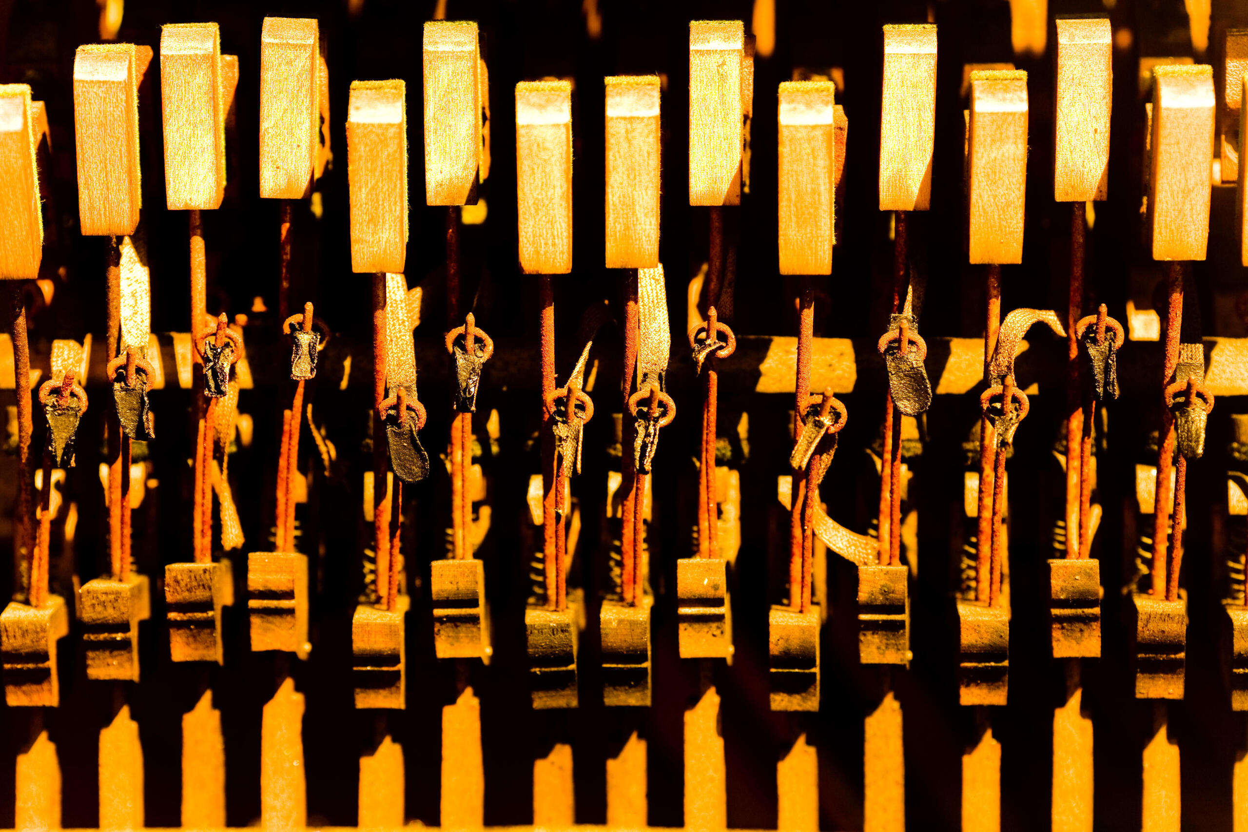 Hammers in the piano have evolved since their first invention