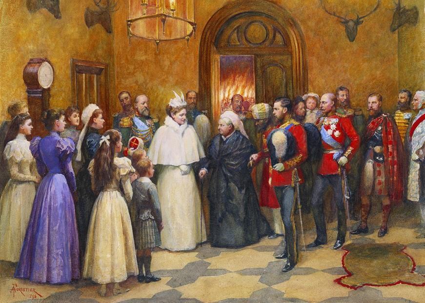 Tsar Nicholas II visits Queen Victoria at Balmoral