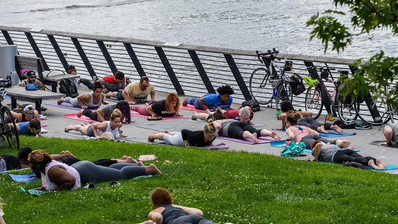 You have to have a measure of flexibility and fitness to adopt some yoga poses