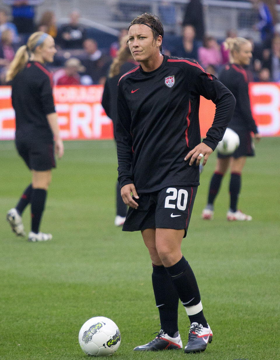 Abby Wambach of the United States Women's National Soccer team 2011.