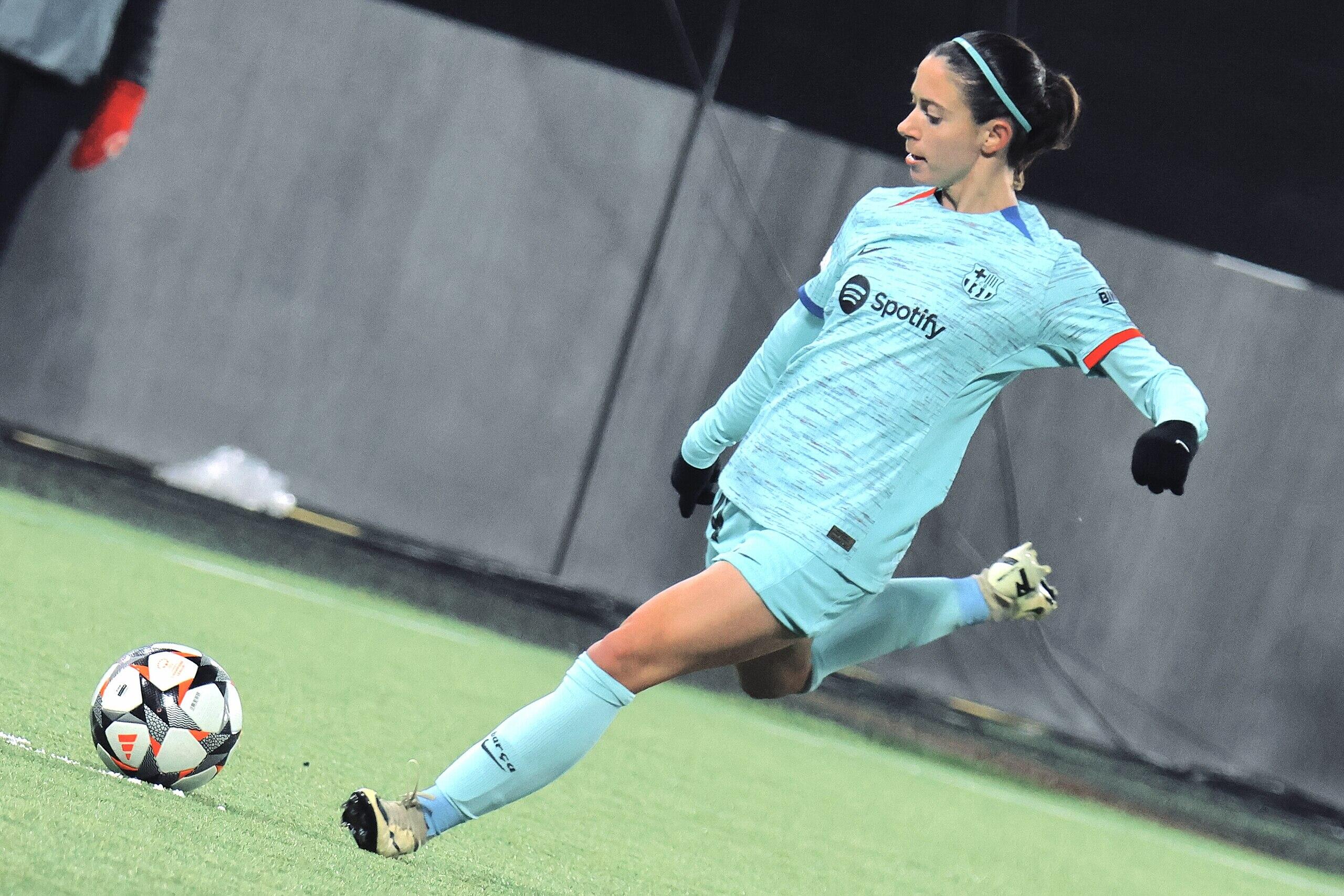 Aitana Bonmatí playing with FC Barcelona, March 2024